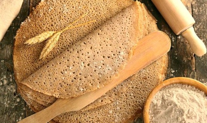 Блины гречневые постные