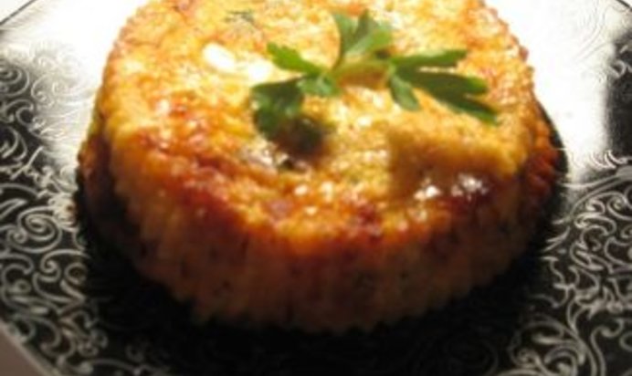 Тыквенные мини-запеканки с брынзой