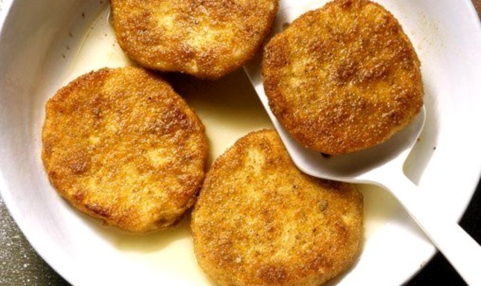 Оладьи из сухарей