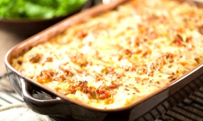 Запеканка из фруктов, овощей и творога