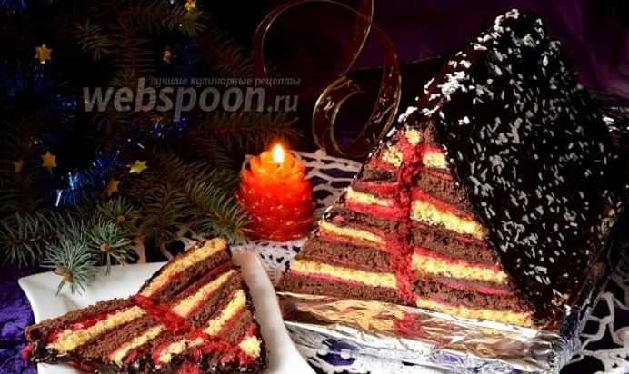 Торт «Карнавальная ёлочка»