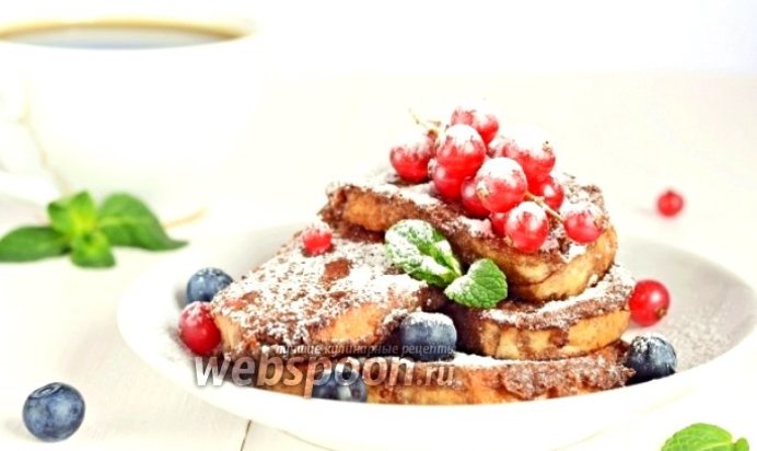 Шоколадные гренки