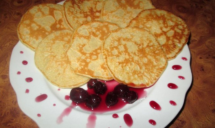 Банановые оладьи