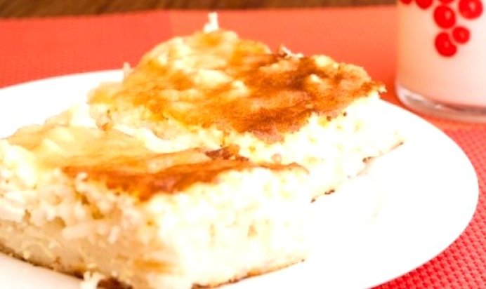 Запеканка из макарон с творогом