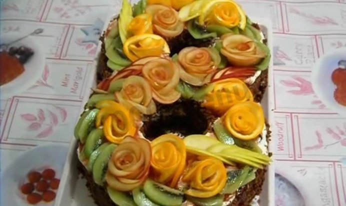 Торт Цифра 8