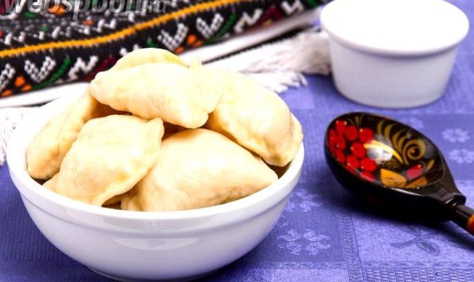 Вареники на пару с творогом