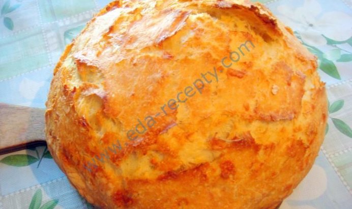 Домашний хлеб с сыром