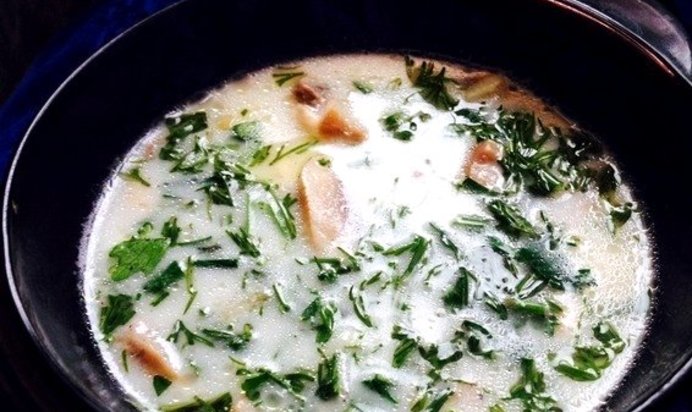 Сырный суп по-французски