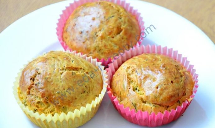 Кексы из кабачка