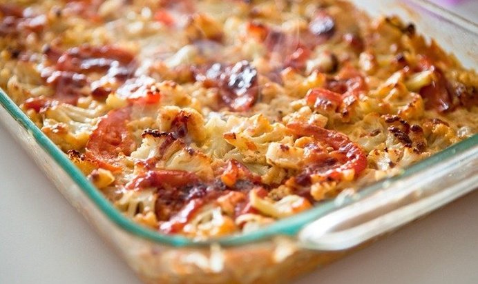 Запеканка из цветной капусты