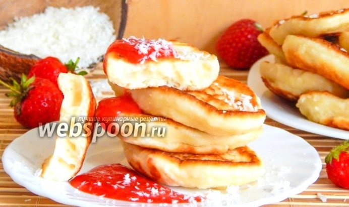 Кокосовые оладьи на кефире