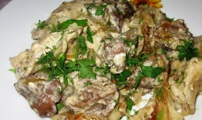 Вареники с картошкой в горшочках