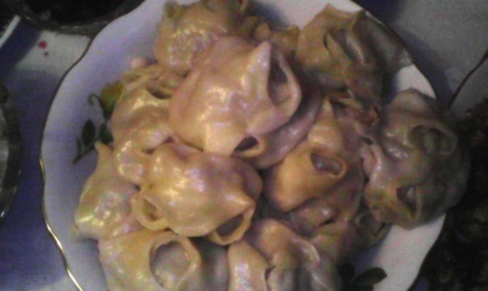 Манты из свиного фарша