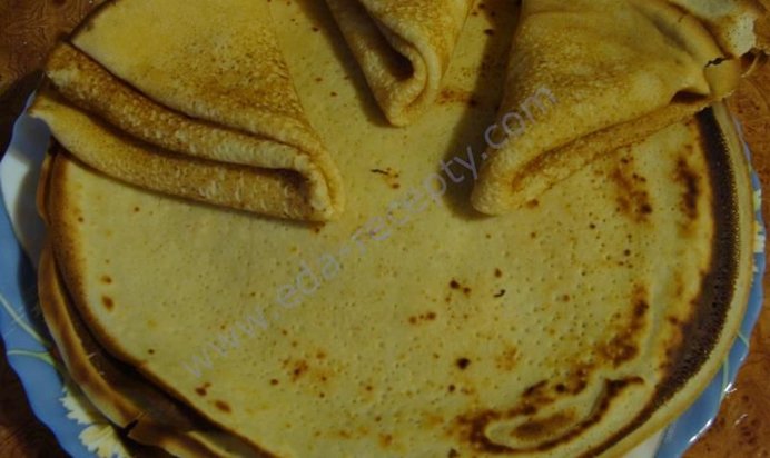 Блины со сгущенкой