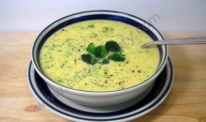 Вкусный сырный суп