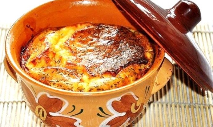 Запеканка из овощей в горшочке