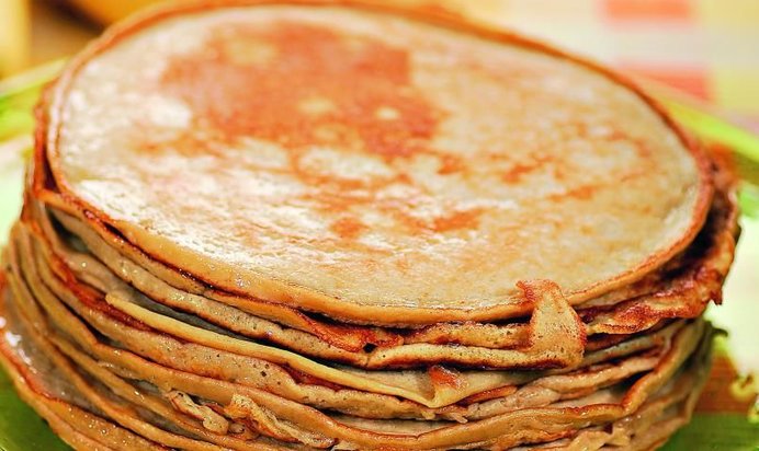 Блины с бананами