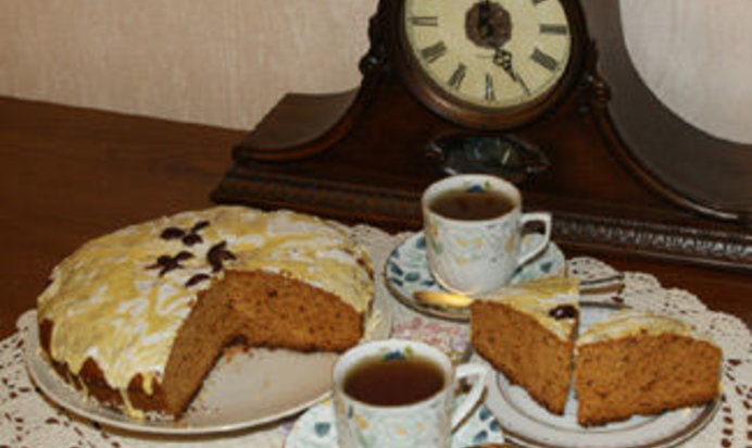 Запеканка из риса с яблоком