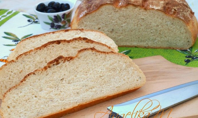 Хлеб на оливковом рассоле