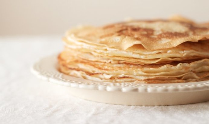 Тонкие блины на молоке