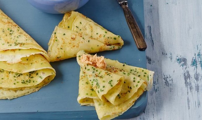 Быстрые блинчики на кукурузном крахмале