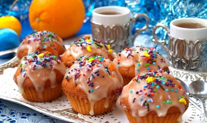 Апельсиновые кексы