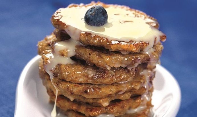 Гречневые оладьи с медом