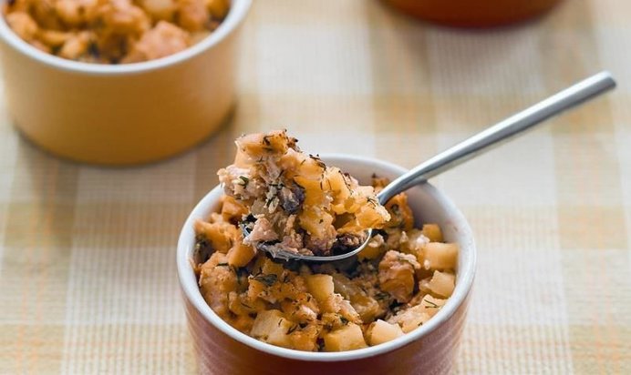 Мини-запеканки с горбушей