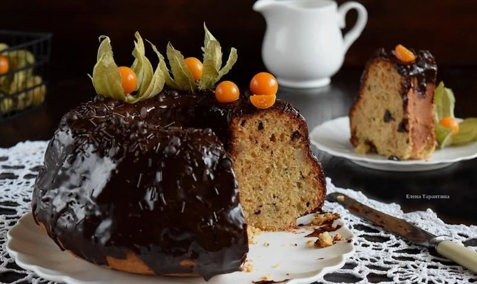 Кекс медово-банановый