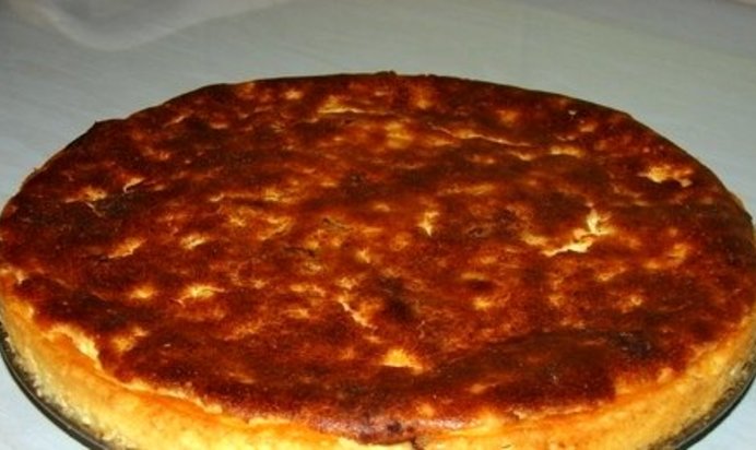 Творожная запеканка на сковороде