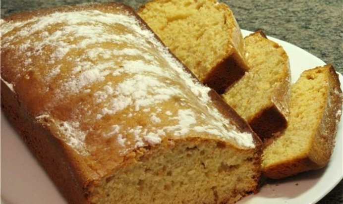 Кекс с мармеладом