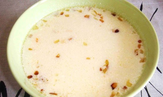 Сырный суп с вермишелью