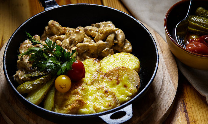 Мясная запеканка