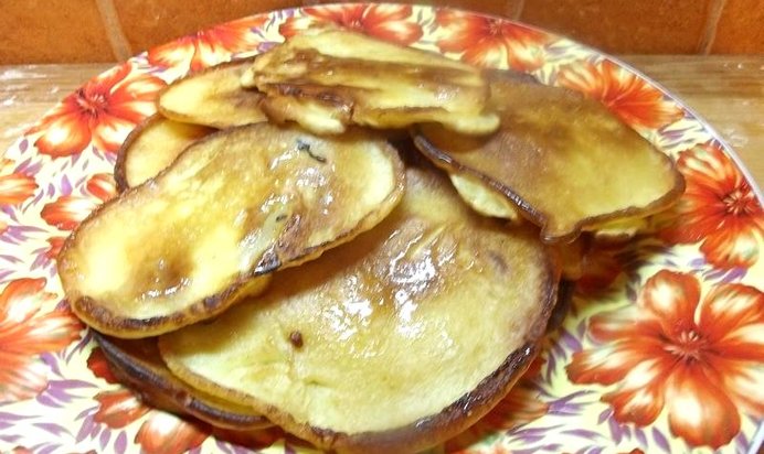 Оладьи с грушей
