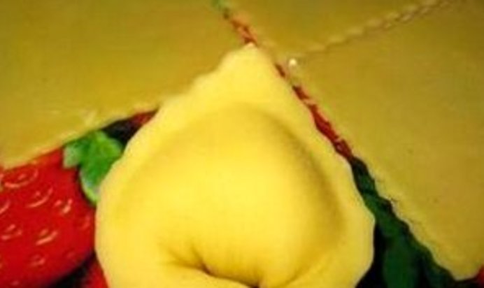 Вареники с салом и сырой картошкой