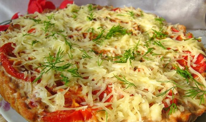 Мясная запеканка с кабачком