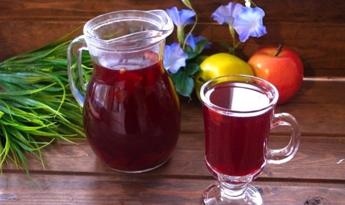 Компот из свежих фруктов