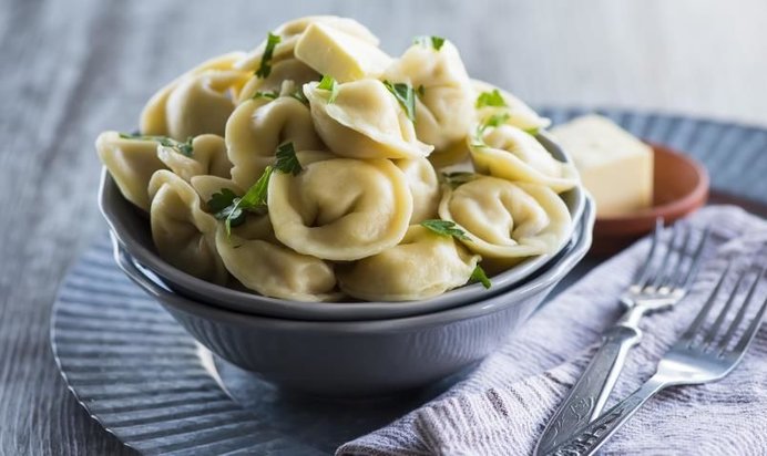 Пельмени с курицей