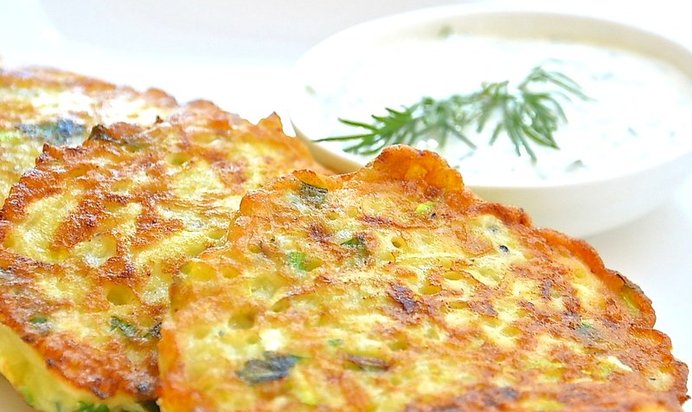 Оладьи из кабачков