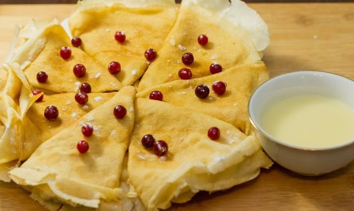 Тонкие блинчики на кефире