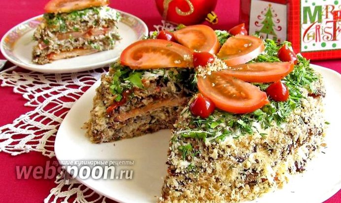 Баклажанный торт