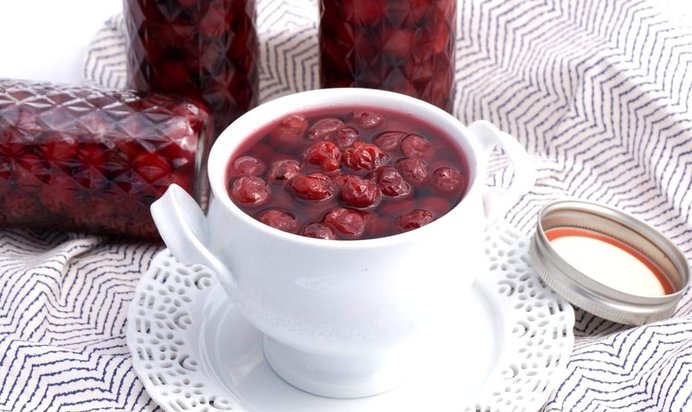 Вишня в сиропе