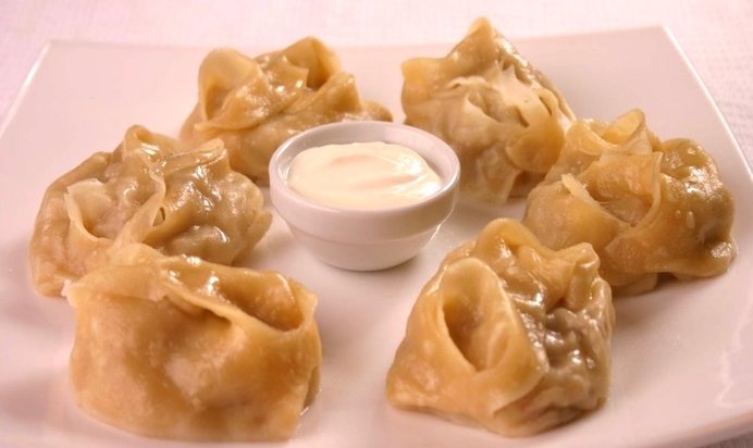 Манты в микроволновке