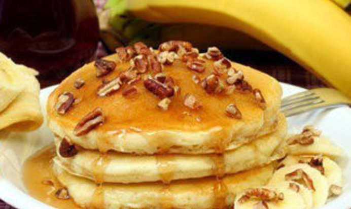 Банановые оладьи