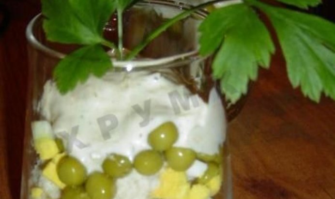 Салат-коктейль с курицей