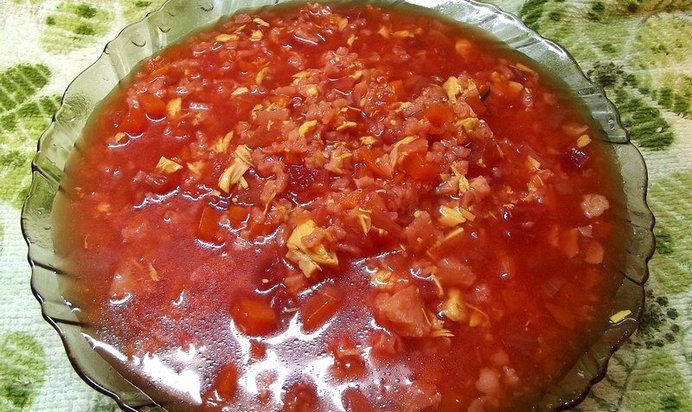 Свекольник с рисом