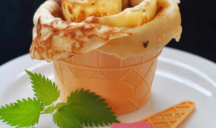 Блинчики на кефире, молоке и сгущенке