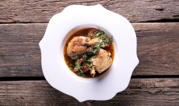 Чахохбили (Грузинское рагу из курицы)