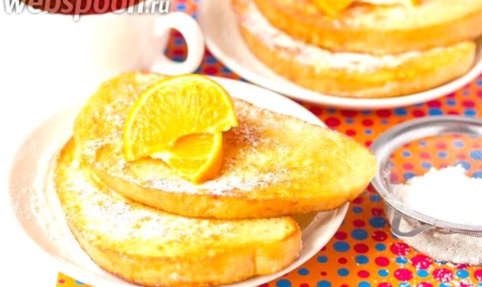 Сладкие десертные гренки