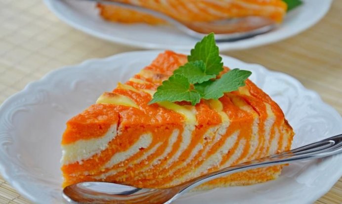 Тыквенно-творожная запеканка